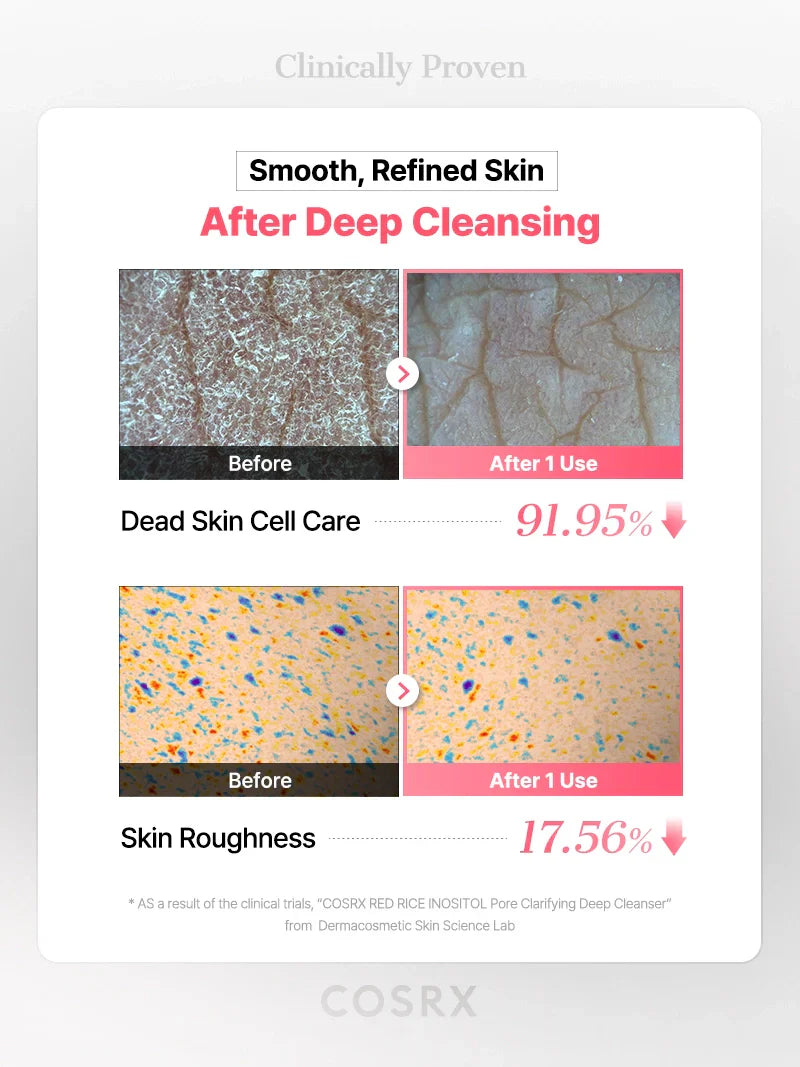 COSRX RED RICE INOSITOL Pore Clarifying Deep Cleanser